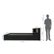 Hoshi Bed With Box Storage With Rattan (Non-Woveen)
