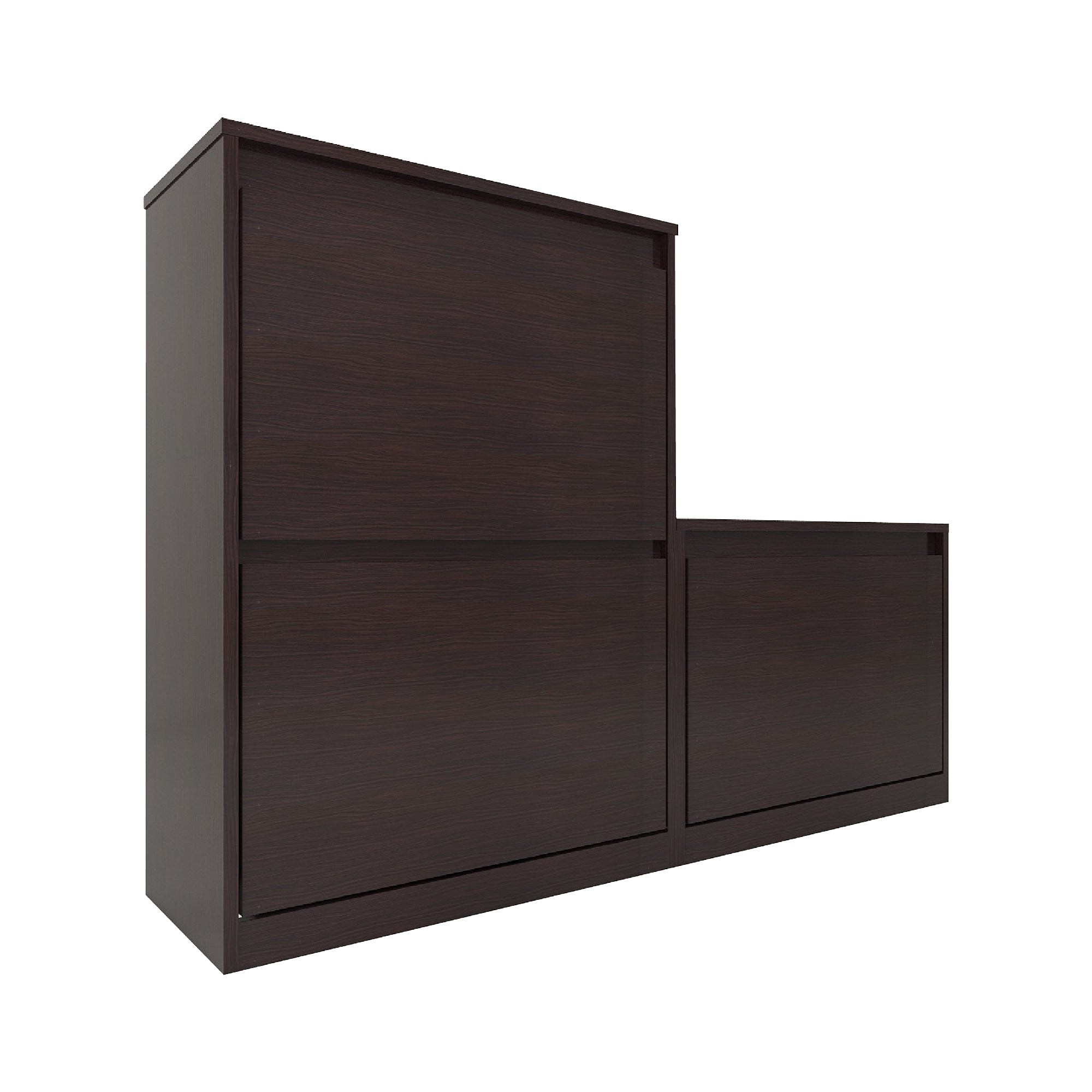 Kamiya Shoe Rack In Columbia Walnut