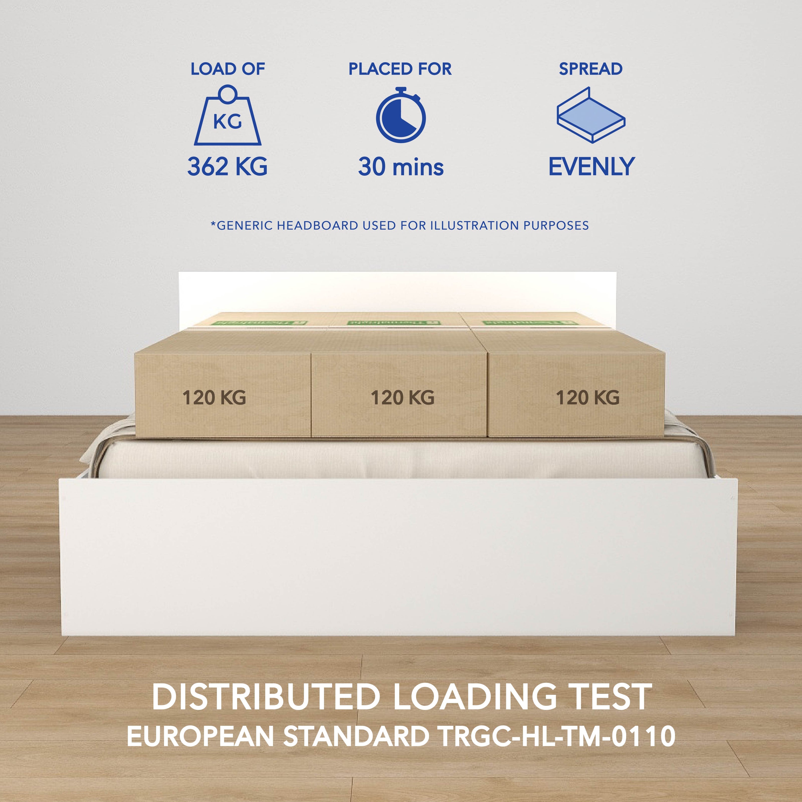 Alaric Bed With Premium Fabric And Box Storage - King Bed