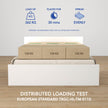 Calla Bed With Premium Fabric And Box Storage - King Bed