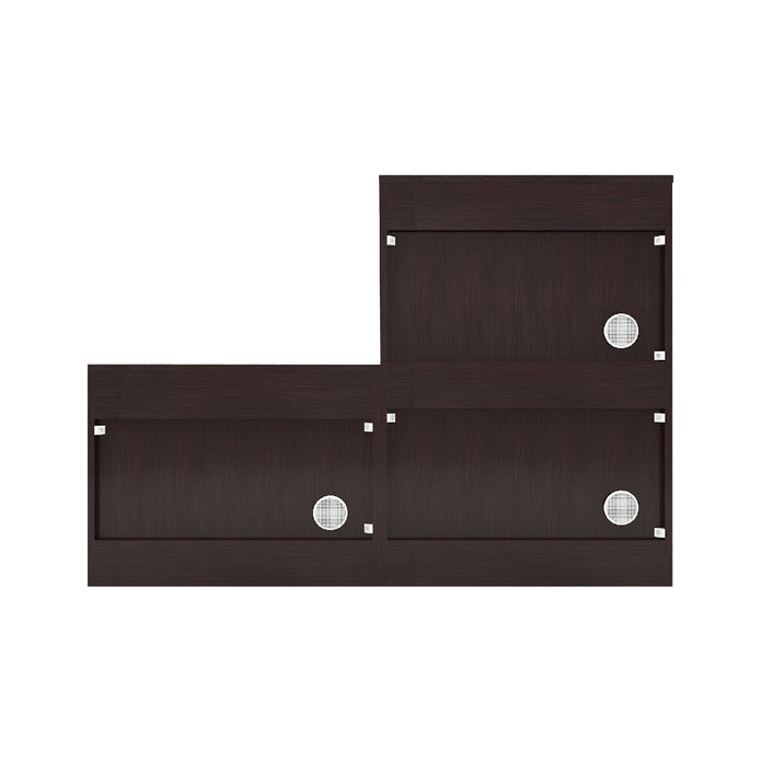 Kamiya Shoe Rack In Columbia Walnut