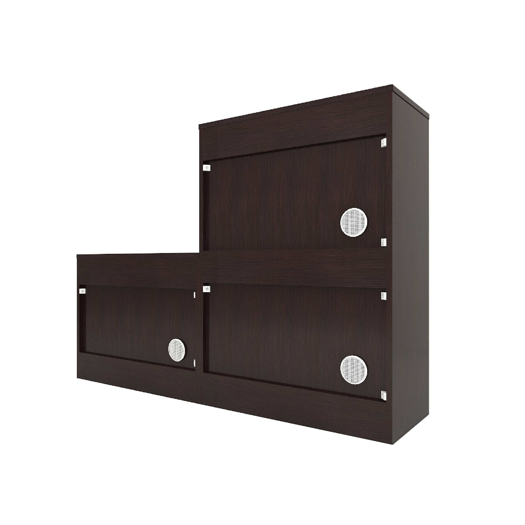 Kamiya Shoe Rack In Columbia Walnut