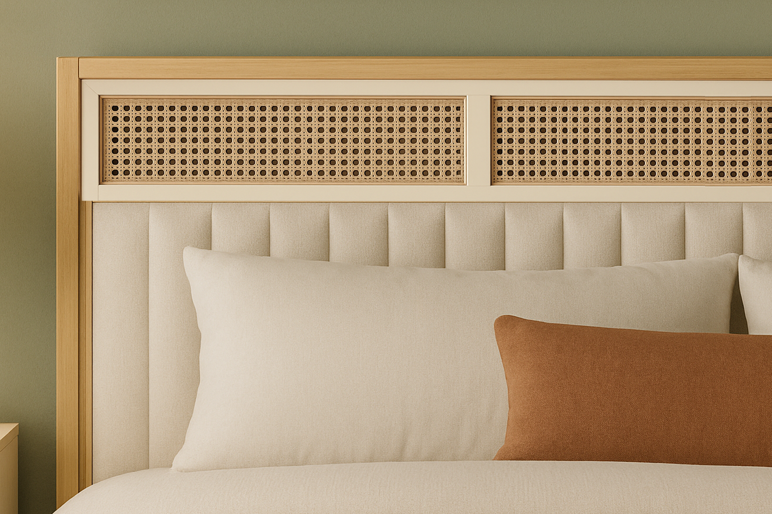 Macari Bed With Premium Fabric And Box Storage - King Bed