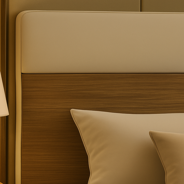 Isla Bed With Premium Fabric And Box Storage - King Bed