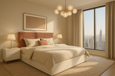 Everly Bed With Premium Fabric And Box Storage - King Bed