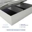 Autumn Bed With Premium Fabric And Box Storage - King Bed