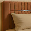 Everly Bed With Premium Fabric And Box Storage - King Bed