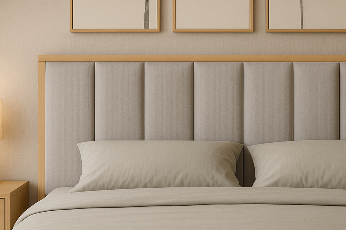 Aria Bed With Premium Fabric And Box Storage - King Bed